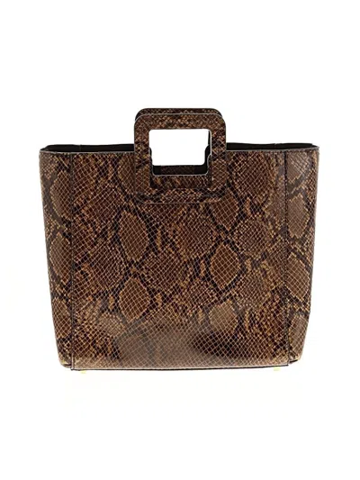 Pre-owned Staud Satchel In Brown