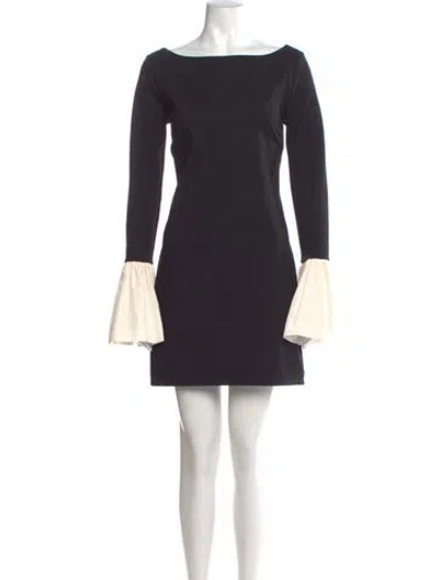 Pre-owned Staud Scoop Neck Mini Dress