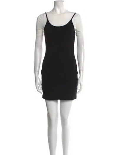 Pre-owned Staud Scoop Neck Mini Dress In Multi