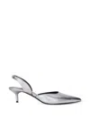 Staud Women's Sebastian Slingback Pumps In Pewter In Gray