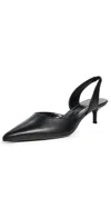 Staud Sebastion Slingback Pointed Toe Pump In Black