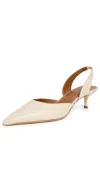 Staud Sebastian Slingbacks Cream In Cream