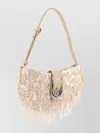 Staud Sequined Alana Shoulder Bag Fringe