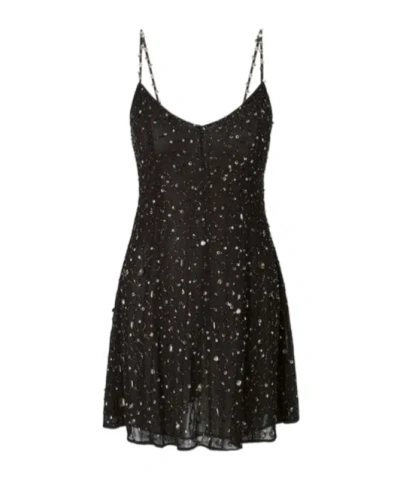 Staud Sequined Dress In Black