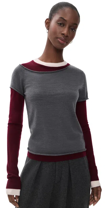 Staud Sera Sweater Smoke Multi