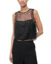 Staud Seraphina Star-embellished Top In Black