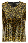 Staud Seraphina Sequin-embellishment Sleeveless Top In Multi