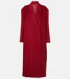 Staud Serge Wool-blend Overcoat In Red