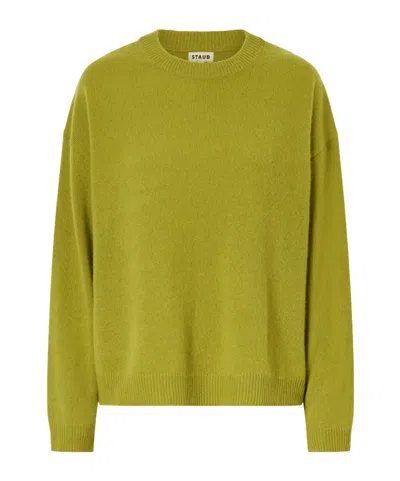 Staud Serrano Cashmere Sweater In Green