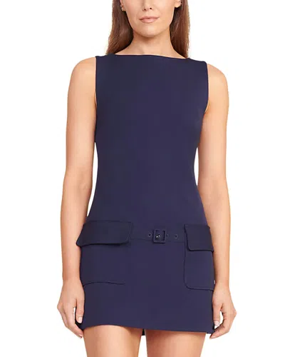Staud Navy Sheila Minidress