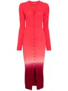 Staud Shoko Sweater Dress In 红色