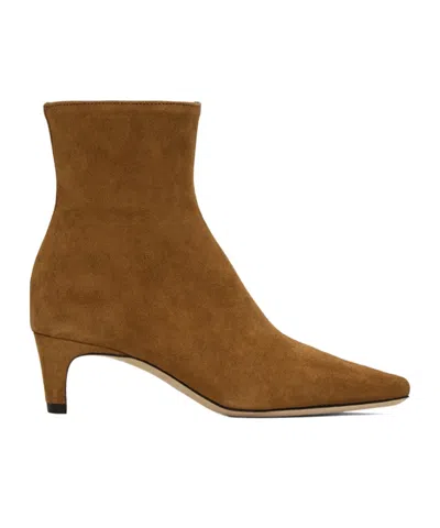 Staud Short Boots In Brown