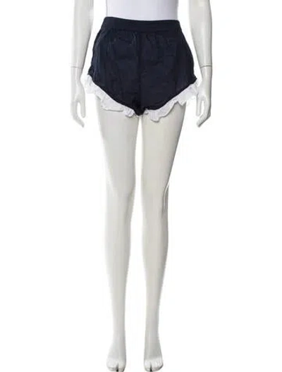 Pre-owned Staud Shorts In Blue