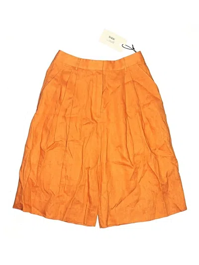 Pre-owned Staud Shorts In Orange