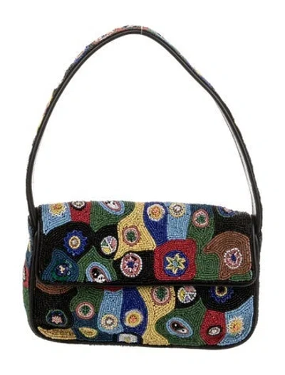 Pre-owned Staud Shoulder Bag In Black