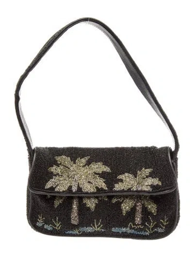 Pre-owned Staud Shoulder Bag In Black