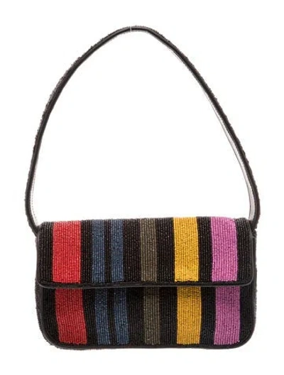 Pre-owned Staud Shoulder Bag In Black