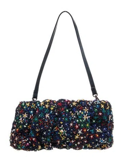 Pre-owned Staud Shoulder Bag In Blue
