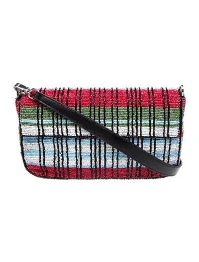 Pre-owned Staud Shoulder Bag In Blue