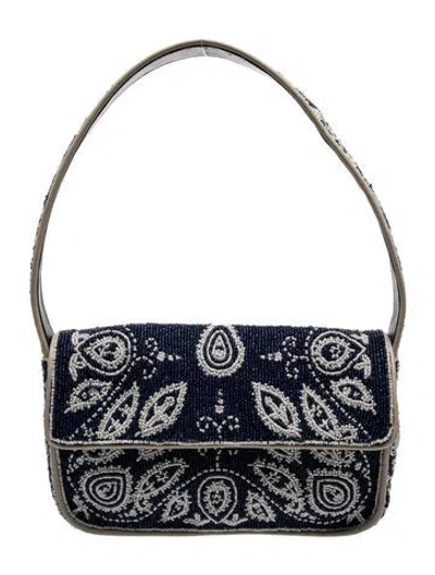 Pre-owned Staud Shoulder Bag In Blue
