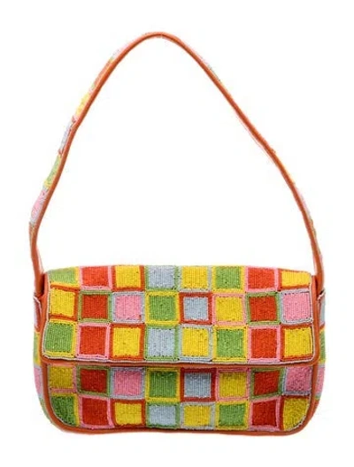 Pre-owned Staud Shoulder Bag In Multi