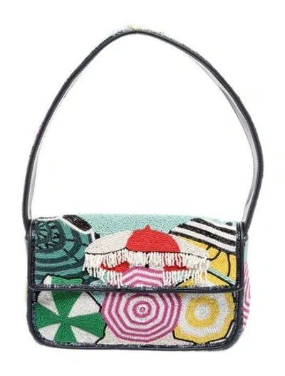 Pre-owned Staud Shoulder Bag In Multicolor