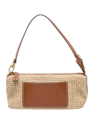 Pre-owned Staud Shoulder Bag In Neutral