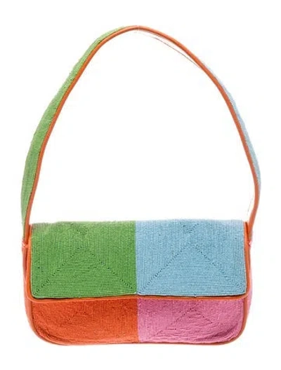 Pre-owned Staud Shoulder Bag In Orange