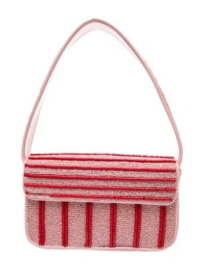 Pre-owned Staud Shoulder Bag In Pink