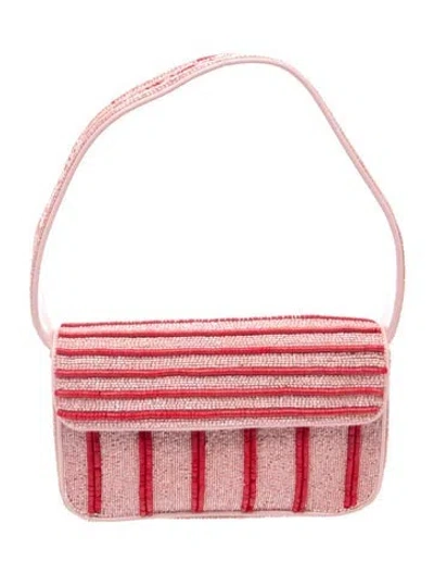 Pre-owned Staud Shoulder Bag In Pink