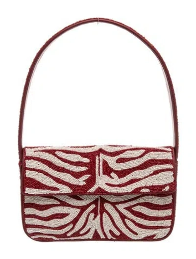 Pre-owned Staud Shoulder Bag In Red