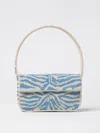 Staud Striped Handbag In Blue