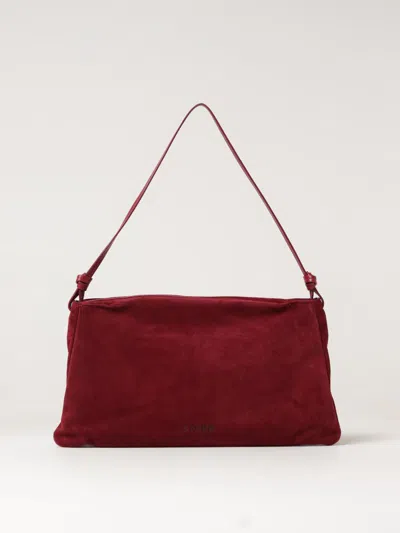 Staud Shoulder Bag  Woman Color Burgundy In Burgundy