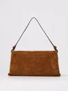 Staud Shoulder Bag  Woman Color Leather In Brown