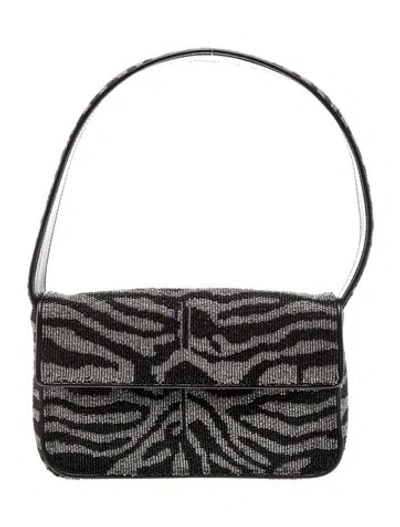 Pre-owned Staud Shoulder Bag W/ Tags In Black/silver