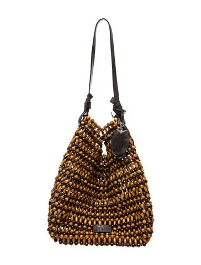 Pre-owned Staud Shoulder Bag W/ Tags In Brown