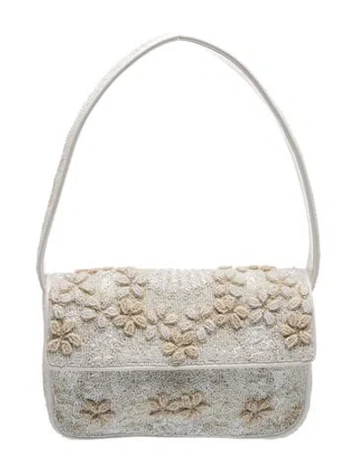 Pre-owned Staud Shoulder Bag W/ Tags In White