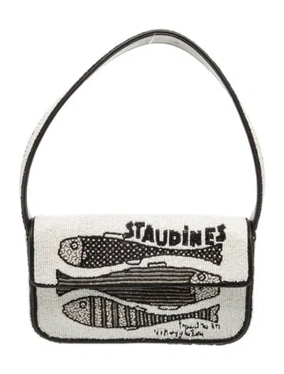 Pre-owned Staud Shoulder Bag In White