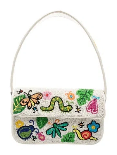 Pre-owned Staud Shoulder Bag In White