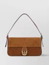 Staud Shoulder Bag With Adjustable Strap And Gold-tone Hardware