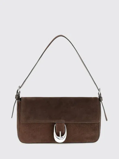 Staud Shoulder Bag Woman Color Coffee In Brown