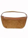 Staud Demy Convertible Leather Shoulder Bag In Brown