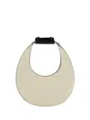 Staud Moon Shoulder Bag In Cream/black