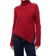 Staud Sidney Sweater In Rouge In Red