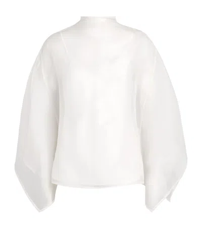 Staud Silk Fia Top In White