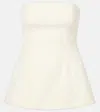 Staud Strapless Top In White