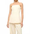 Staud Silvia Top In Ecru