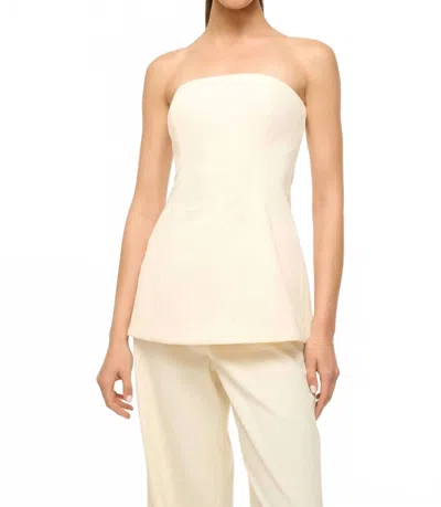 Staud Silvia Top In Ecru