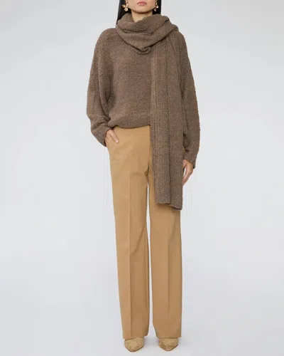 Staud Siren Sweater In Truffle In Brown