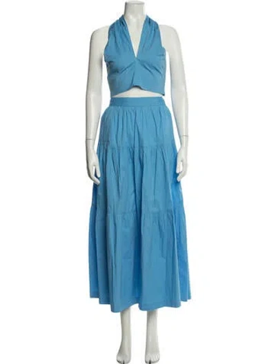 Pre-owned Staud Skirt Set In Blue